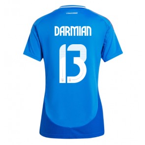 Italien Matteo Darmian #13 Hjemmebanetrøje Dame EM 2024 Kort ærmer